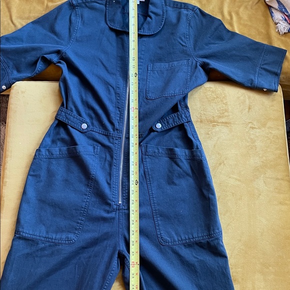 Navy Blue Outerknown Zip-Up Jumpsuit - Picture 10 of 10